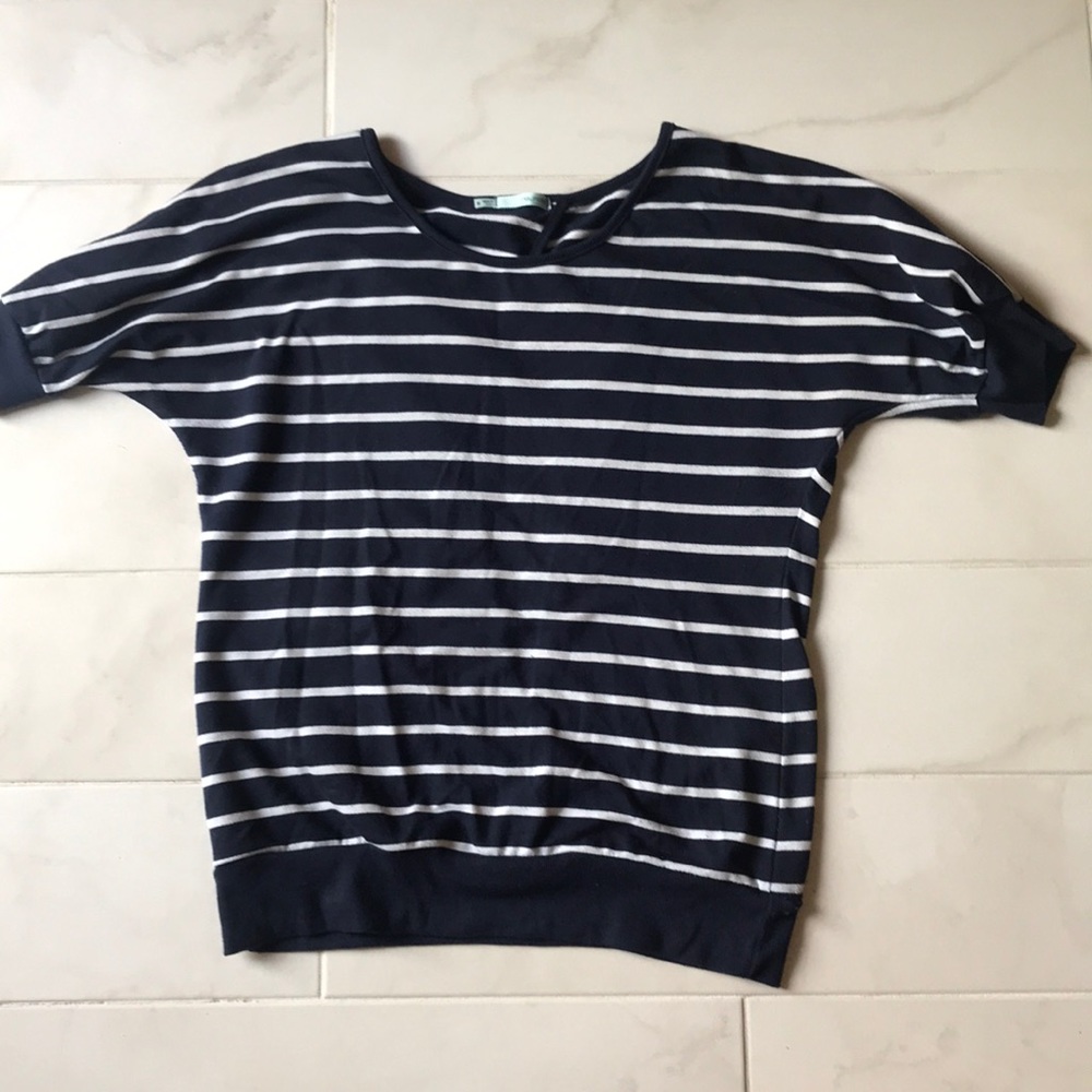 Maurice’s Keyhole Back Striped Sweater